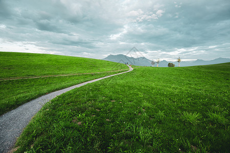 瑞士乡野风光背景图片