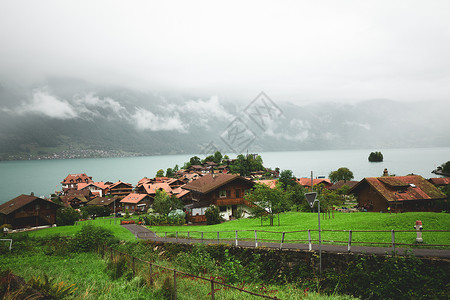 瑞士布里恩茨湖风光高清图片