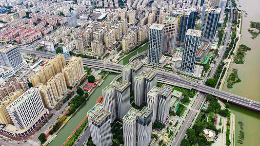 福建福州现代城市楼宇建筑图片