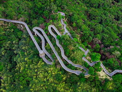 福州航拍福州金牛山公园航拍背景