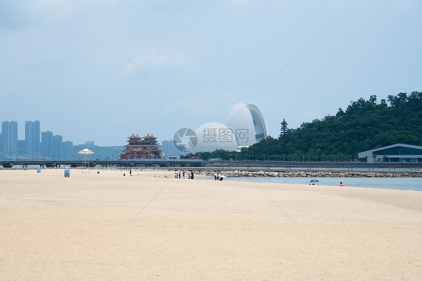 广东珠海海边沙滩图片