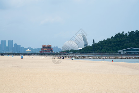 广东珠海海边沙滩图片