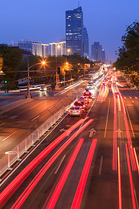 北京市朝阳区俯视图背景图片