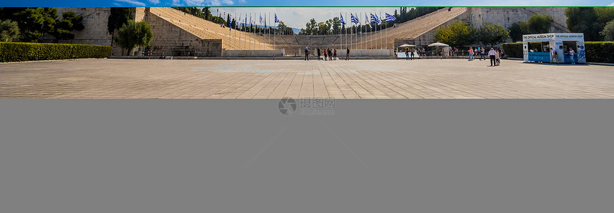 希腊雅典古奥林匹克体育场图片