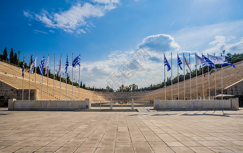 希腊雅典帕纳辛纳科体育场高清图片