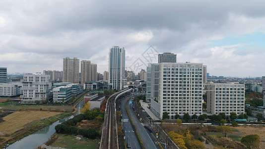 上海嘉定11号线地铁线背景图片