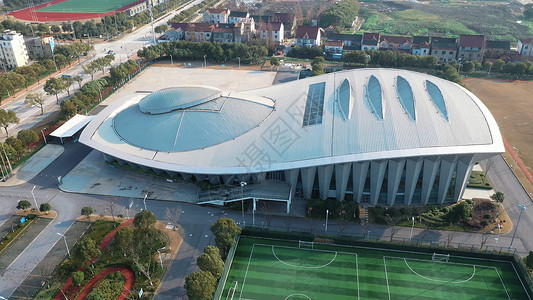 上海金山体育馆背景图片