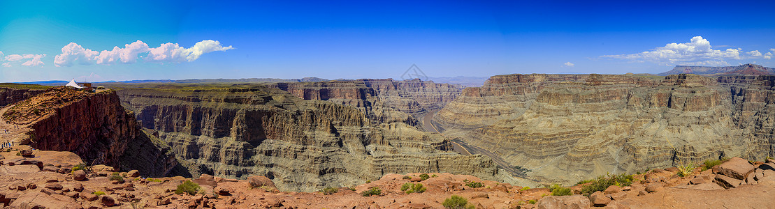 美国拉斯维加斯大峡谷全景照片背景图片
