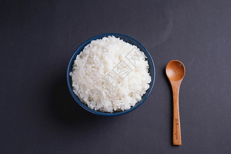 一碗白米饭粮食饭虫高清图片