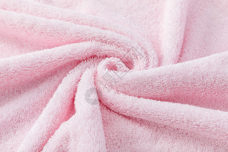 粉色柔软毛巾图片