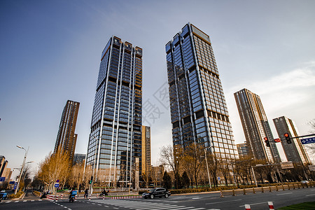 北京大兴区亦庄标志性建筑国荣国际高清图片