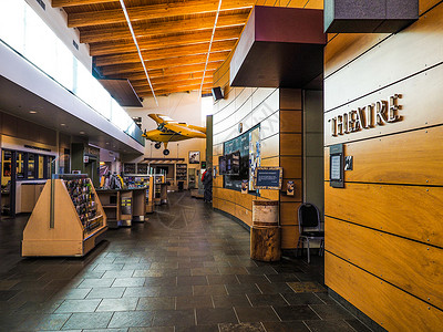 卓尔书店美国阿拉斯加费尔班克斯游客中心背景