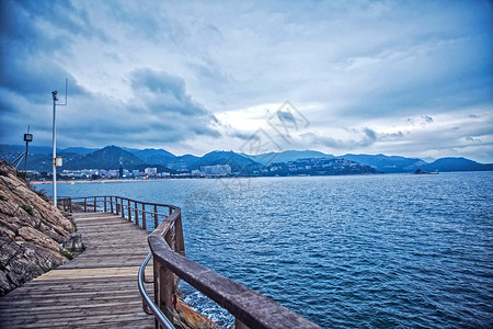 大瑟尔海岸深圳大梅沙海滨公园背景