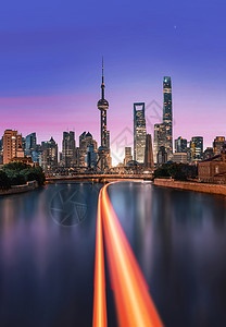 上海陆家嘴夜景壁纸图片