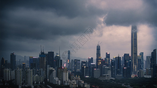 深圳平安大厦高清图片