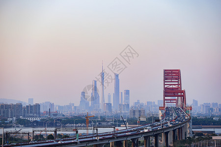 广州新光大桥背景图片