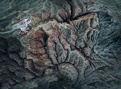 张掖大峡谷地裂峡谷地高清图片