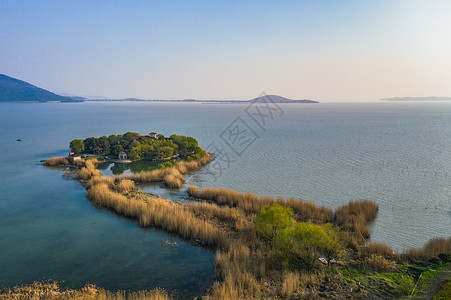 苏州环太湖大道小岛背景图片