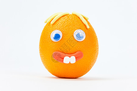 创意橘子愚人节创意水果橙子背景