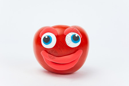 愚人节创意西红柿情绪背景图片