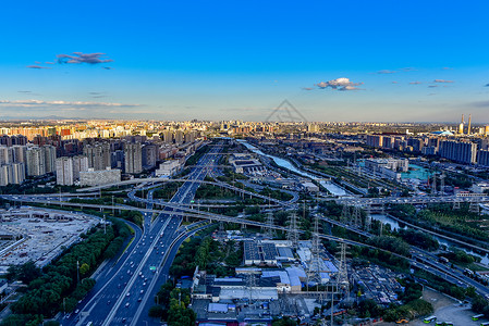 北京城市发展的建筑背景图片