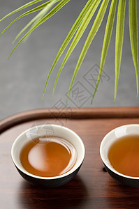 中式茶茶杯背景图片