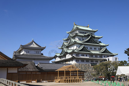 名古屋地标名古屋城背景图片