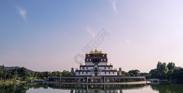 灵山景区无锡灵山圣镜景区建筑背景