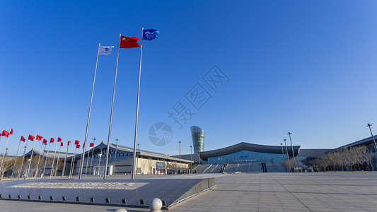 河北石家庄国际会展中心背景图片