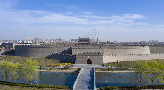 石家庄正定古城南门背景图片