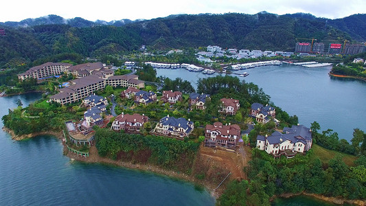 杭州房子千岛湖度假村背景