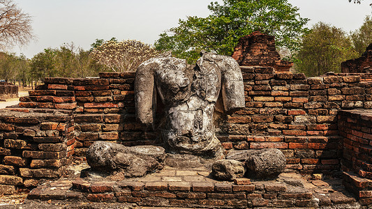 泰国佛像文化遗址遗迹实拍图片