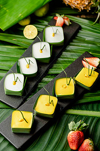 泰国甜点泰式椰子高清图片