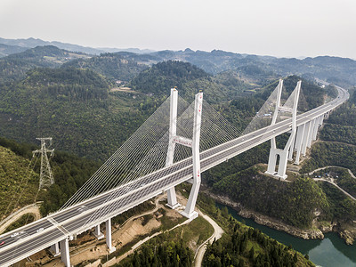 跨域贵州乌江大桥背景