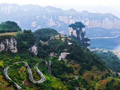 百里山水画廊贵州乌江源百里画廊风景区背景