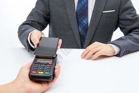 刷卡交易手机消费移动支付POS机背景