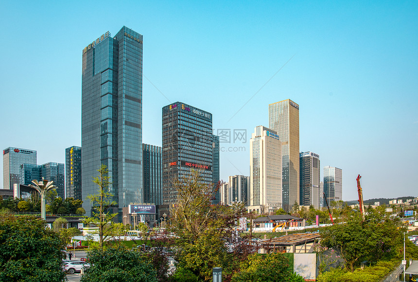 贵州贵阳国际金融中心写字楼摄影照片图片