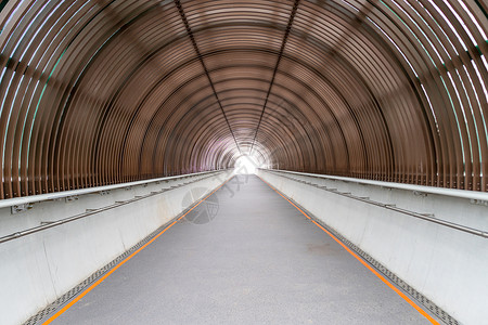 隧道结构空旷无人的健康步道背景