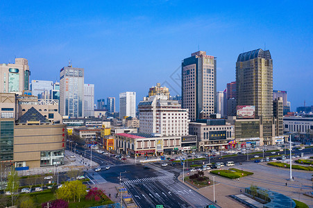 石家庄地标石家庄解放广场背景