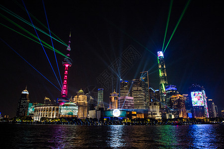 上海都市夜景图片