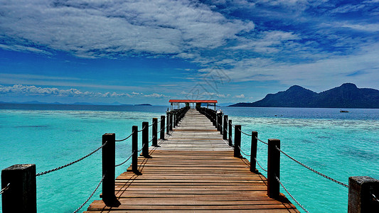 吉亚恰托湖马来西亚仙本那海岛背景