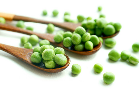 新鲜豌豆背景图片