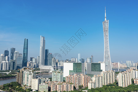 广东省广州市地标小蛮腰夜景高清图片素材