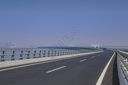 青岛跨海大桥背景图片