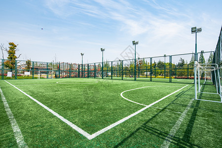 一个足球素材奥林奇克公园内的足球场背景