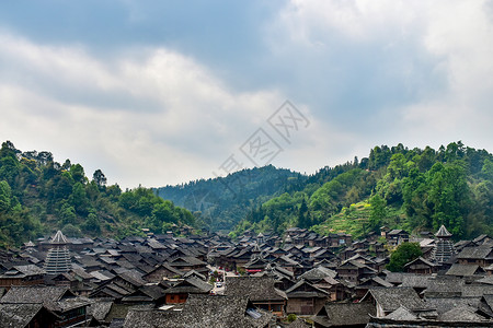 贵州小黄侗寨背景