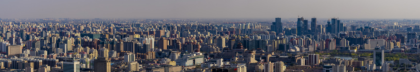 全景北京建筑背景图片