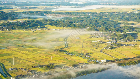 郭京飞前卫大片日本农田村庄航拍背景