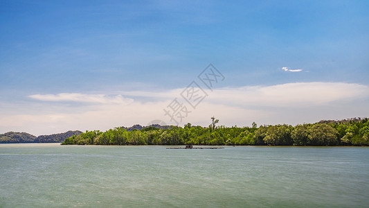 曼海蒂泰国沙墩安达曼海海滨风光背景