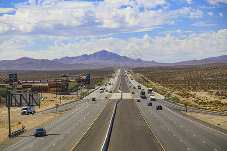 美国自驾游美国高速公路背景图片